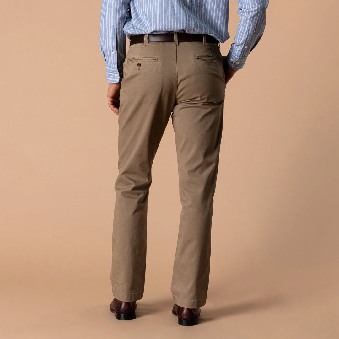 Classic Fit Gold School Chino (Rustic Brown)