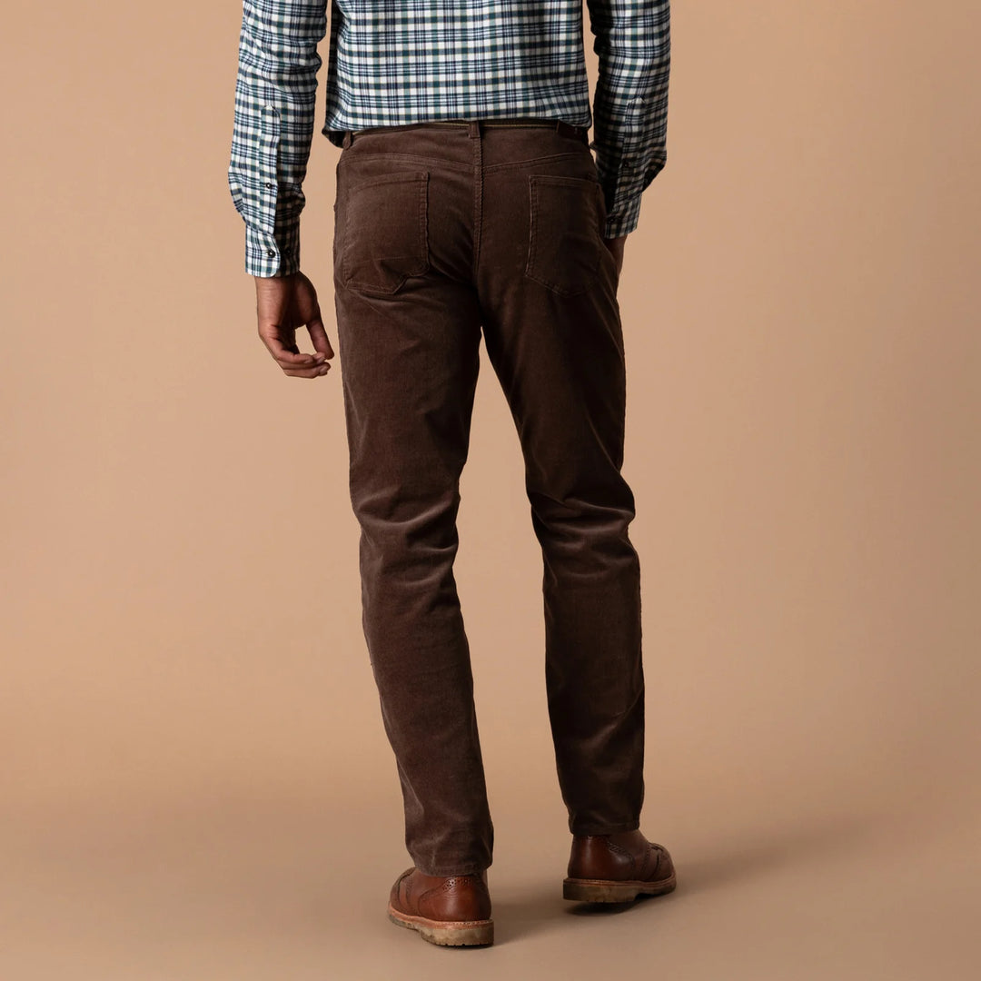 Holston Corduroy Five-Pocket Pant (Espresso Brown)