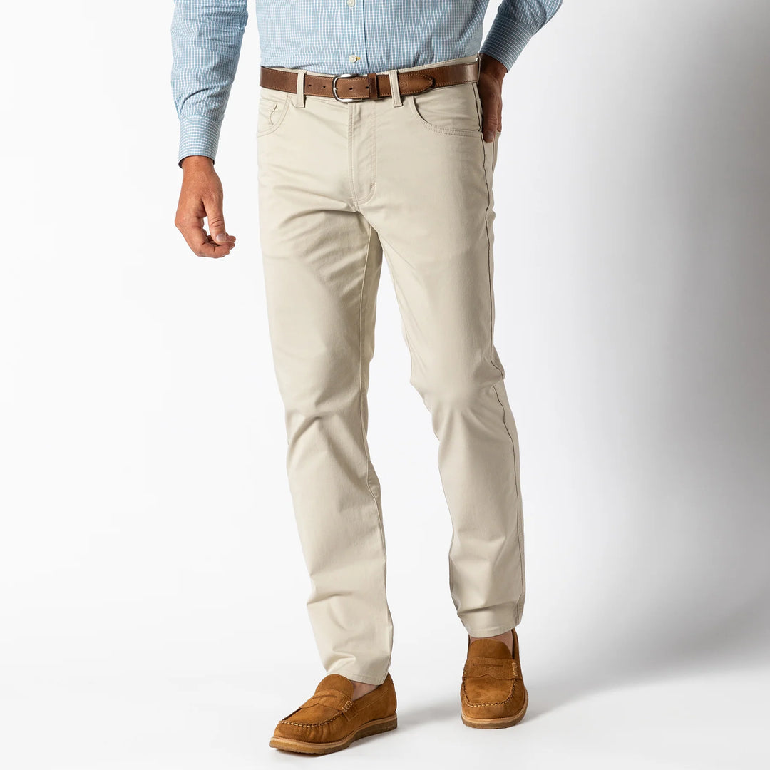Pinpoint Canvas Five-Pocket (Stone)