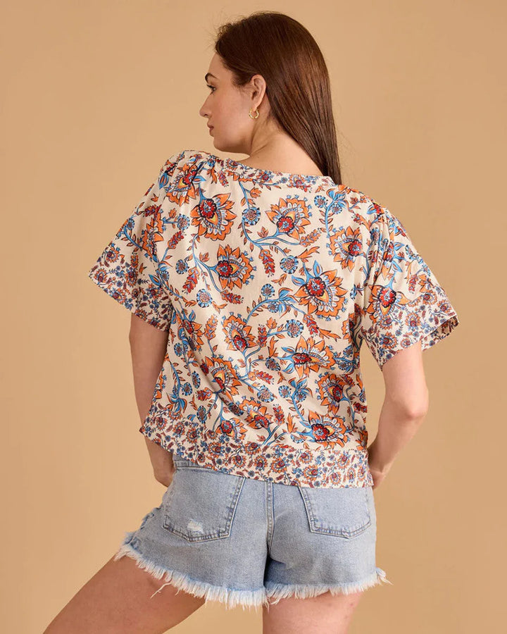 Elena Top (Nepal Floral)