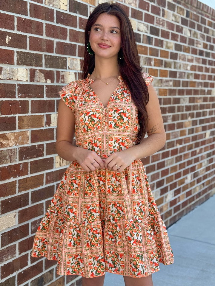Aimee Dress (Summer Peach)