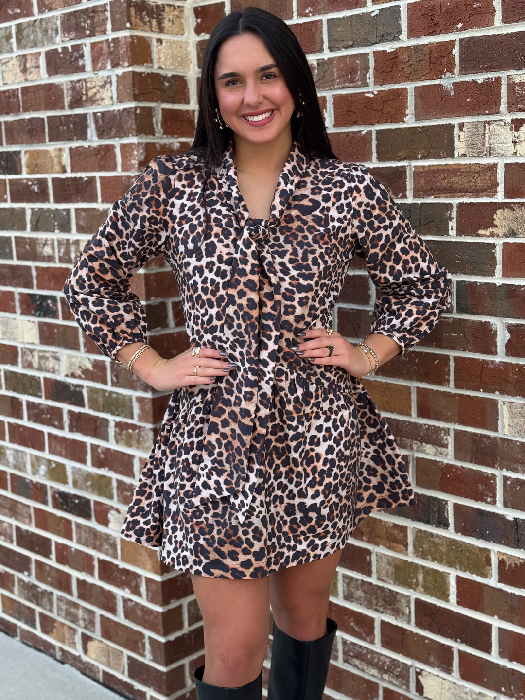 Effie Dress (Leopard)