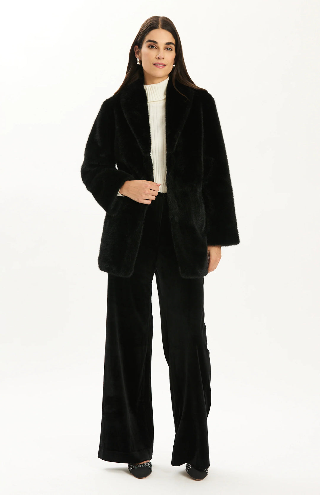 Evie Faux Fur (Black)
