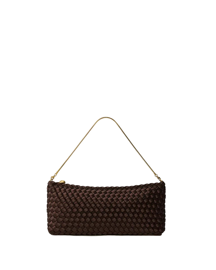 Gala Clutch Satin (Chocolate)