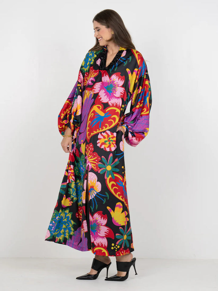 Fiona Dress (Midnight Garden)