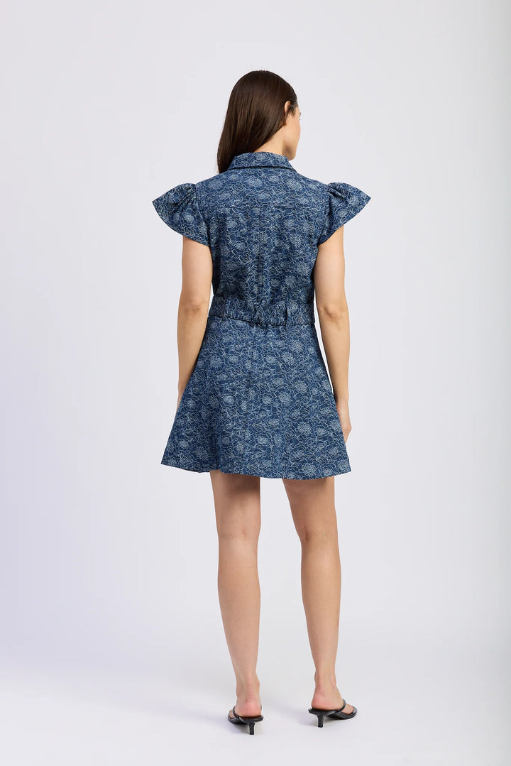 Tarak Mini Dress (Light Blue)