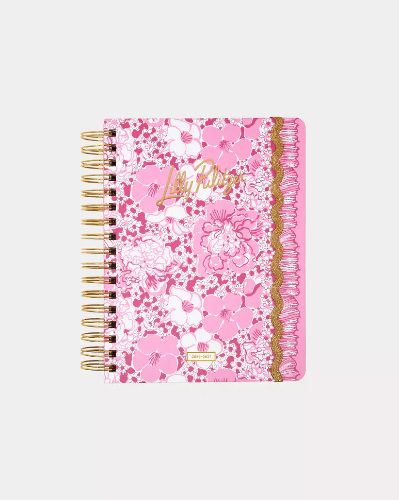Large 17 Month Agenda (Conch Shell Pink/Burst of Joy)