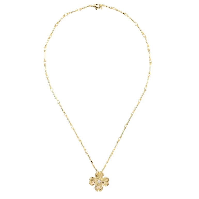 Dogwood Pendant Necklace