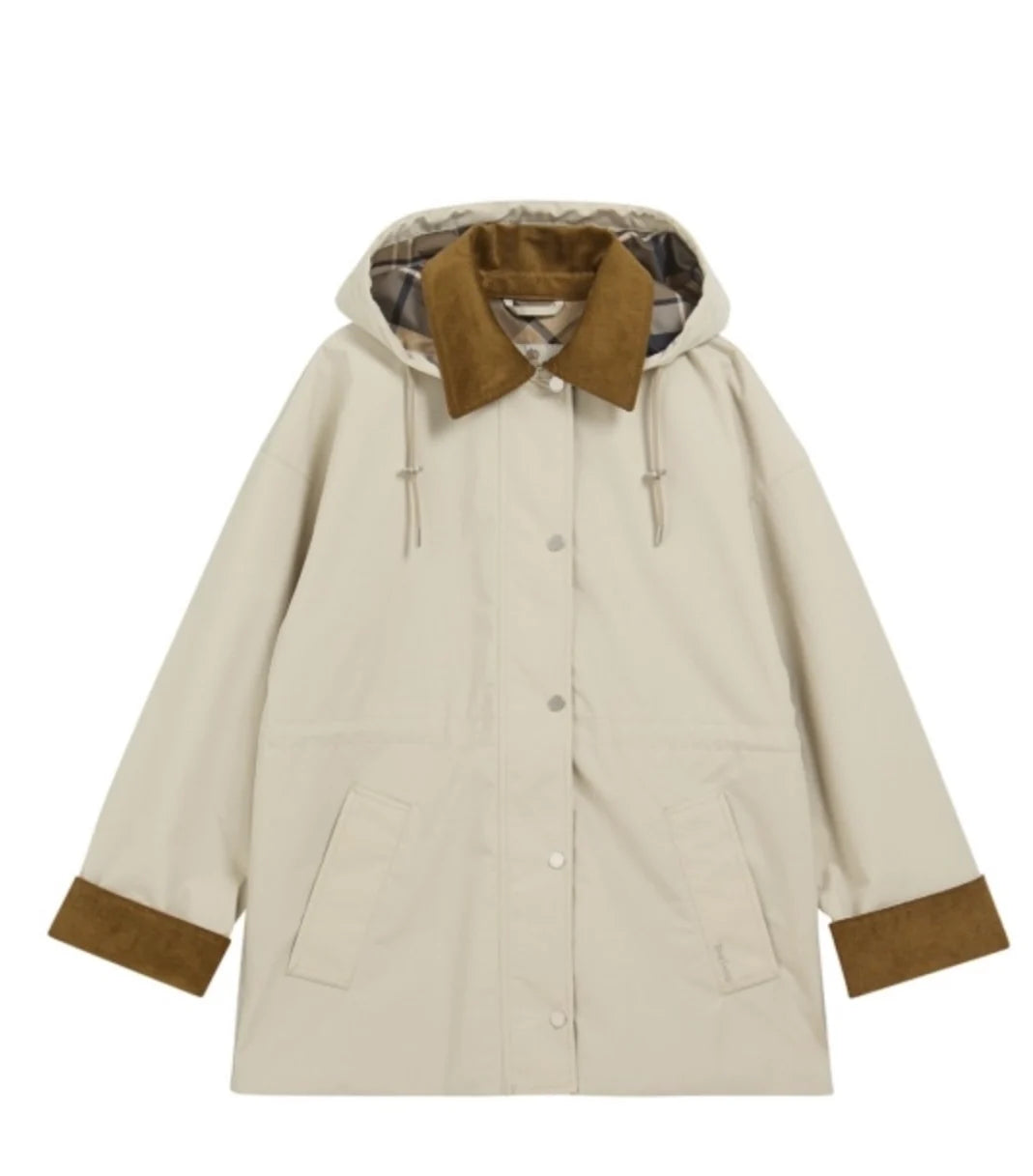 Evelyn Showerproof Jacket (Mist/Birchwood Dress)