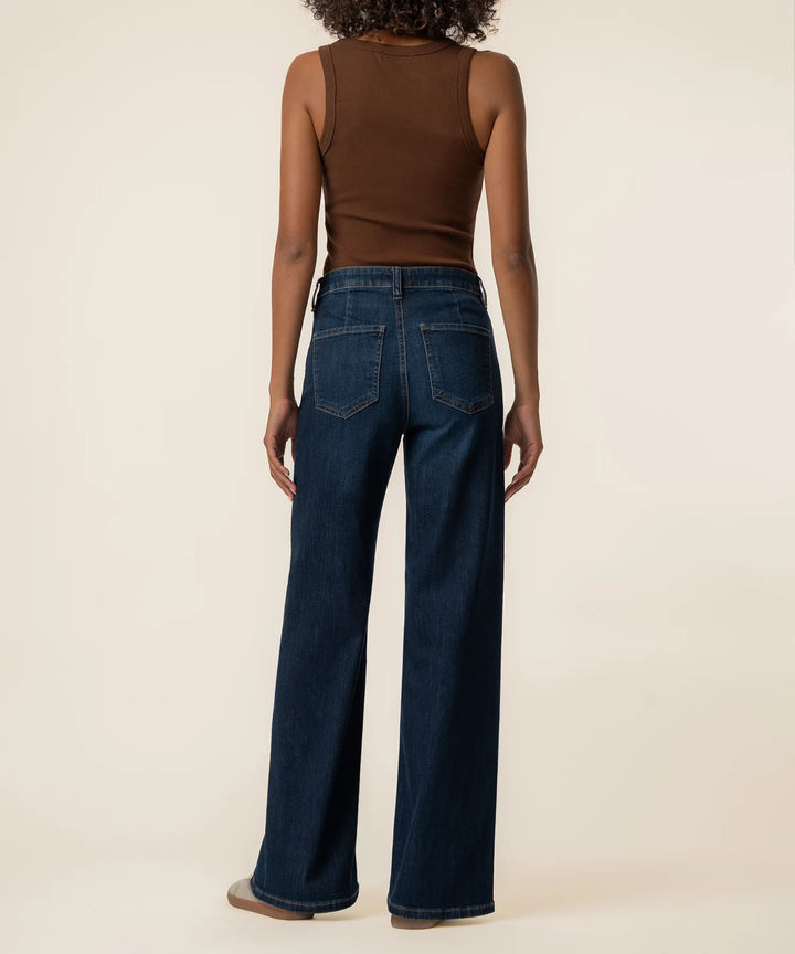 Maya High Rise Wide Leg Reg Hem (Angelically)