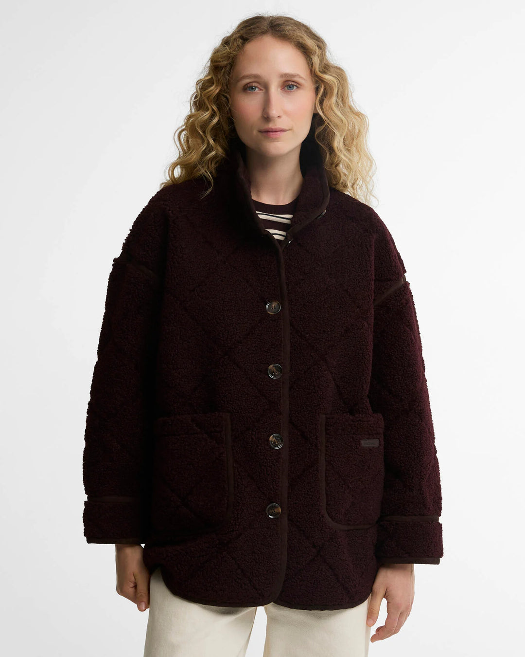 Maplewood Fleece Casual Jacket (Fig/Ganache)