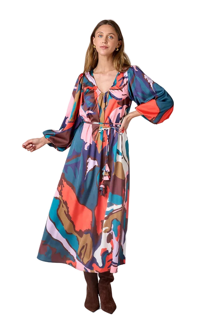 Ryker Dress (Leaf Study)