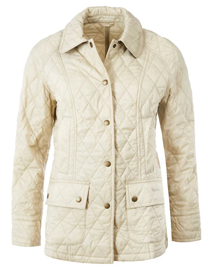 Summer Beadnell Quilted Jacket (Pearl)