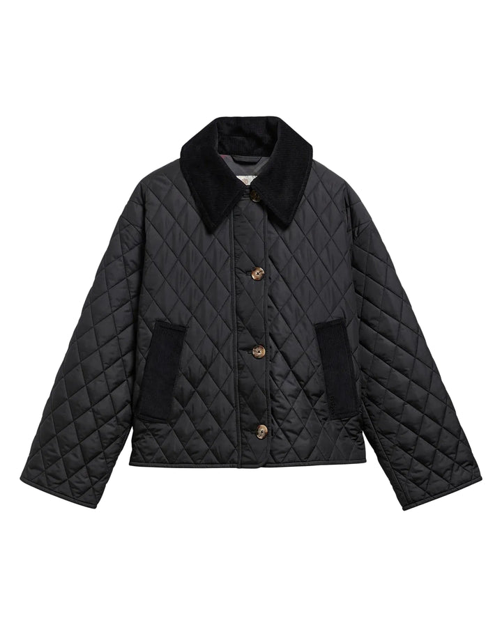 Moira Quilted Jacket (Black/Shadow Classic)