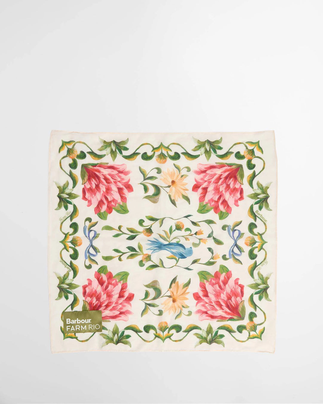 Azelia Scarf (Cream Spring Petal)