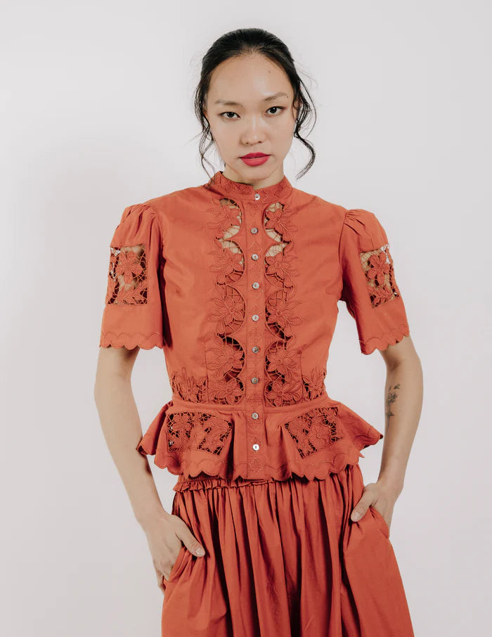 Elizabeth Top (Cinnamon)