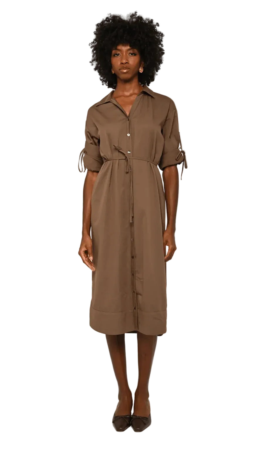 Shannon Midi Dress (Canteen)