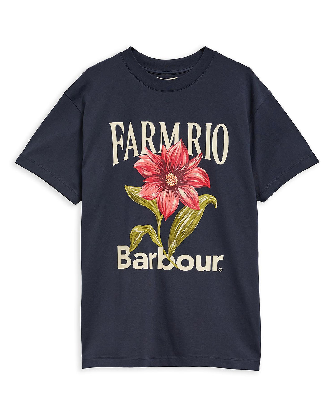 Flower Tee (Navy)