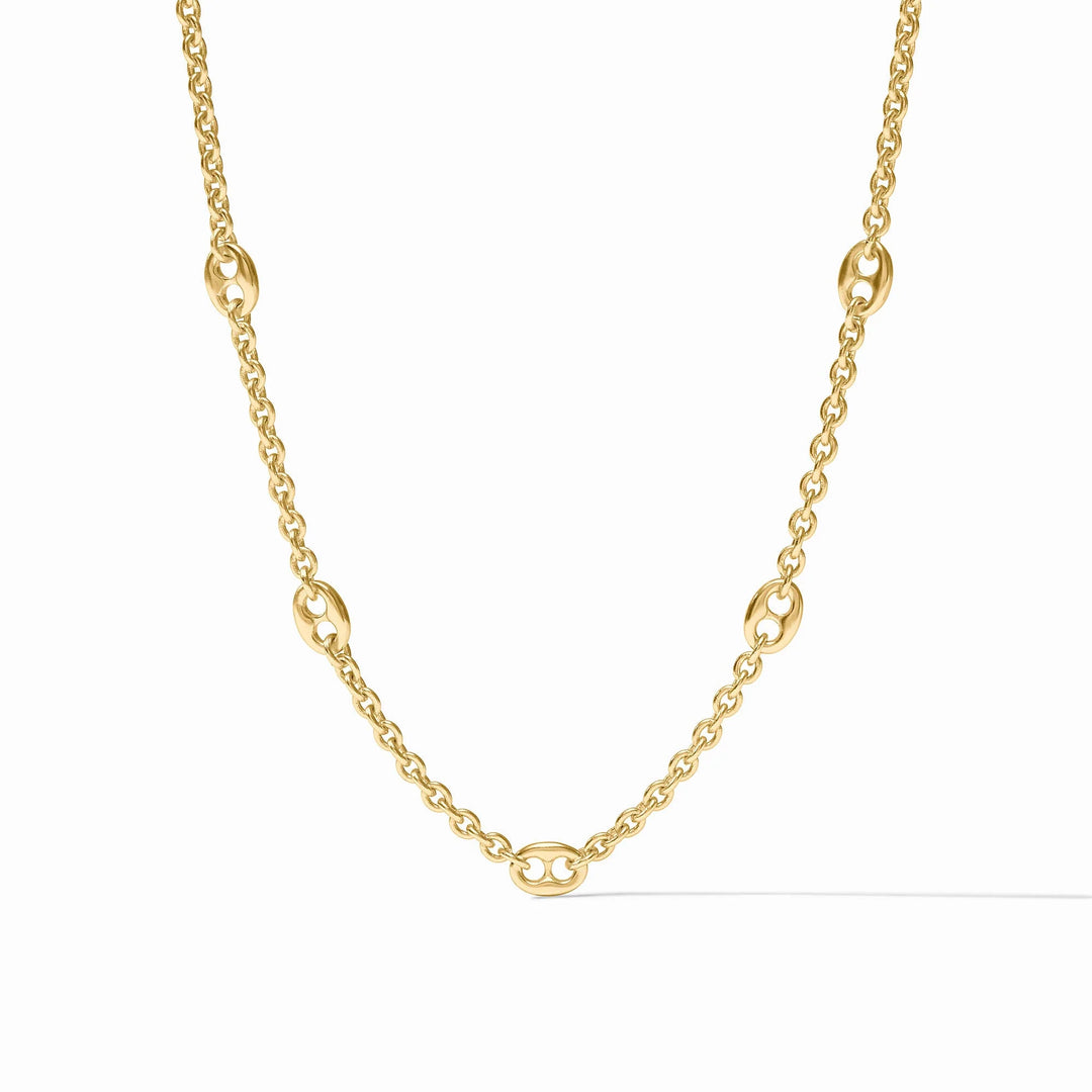Laguna Delicate Station Necklace (Gold)