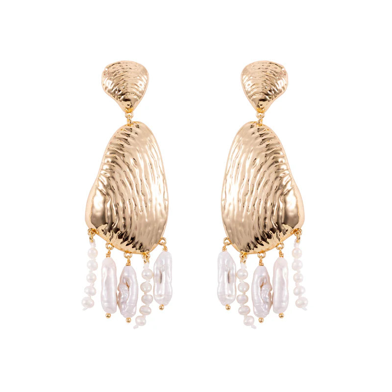 Luxe Gloria Earrings (White Gold)