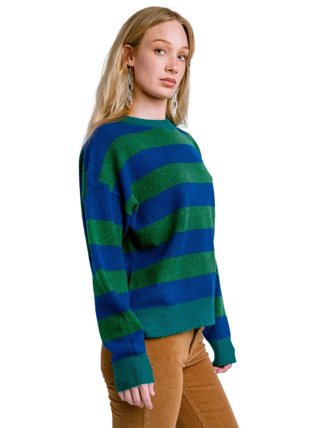 London Sweater (Teal Multi)