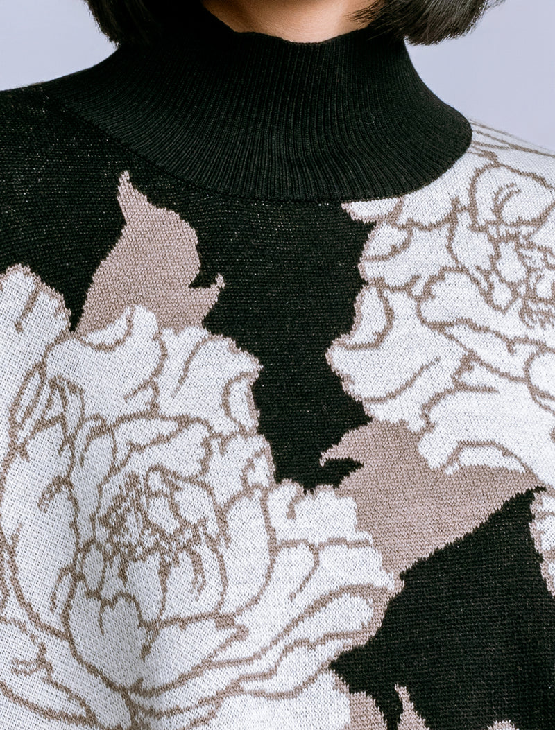 Peony Aja Sweater (Forbidden Black)