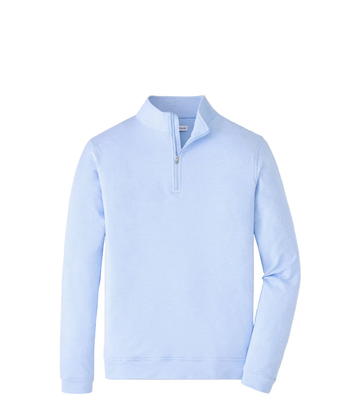 Stealth Stripe Performance Quarter-Zip (Windy Blue)