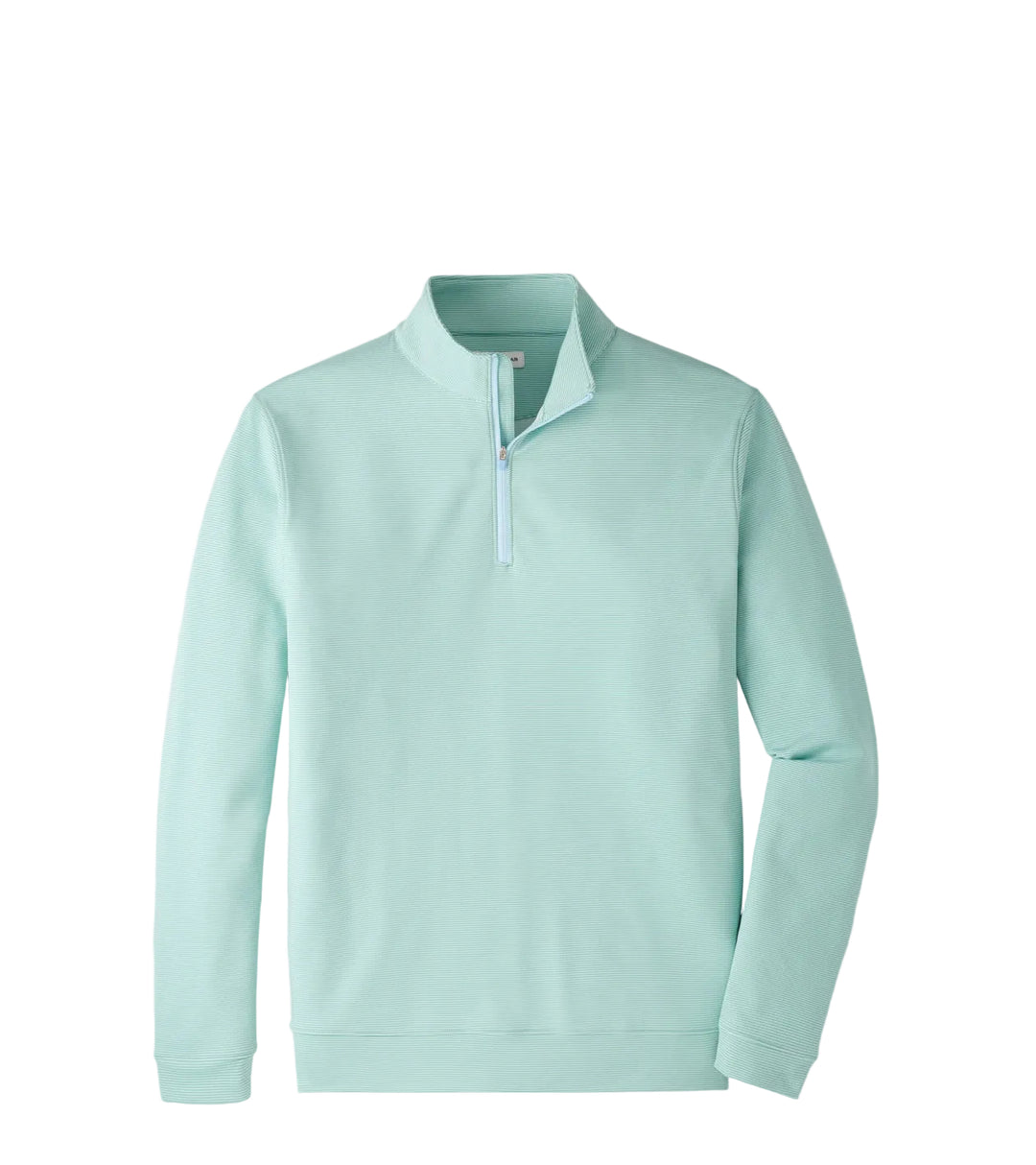 Perth Melange Performance Quarter-Zip (Fresh Mint)