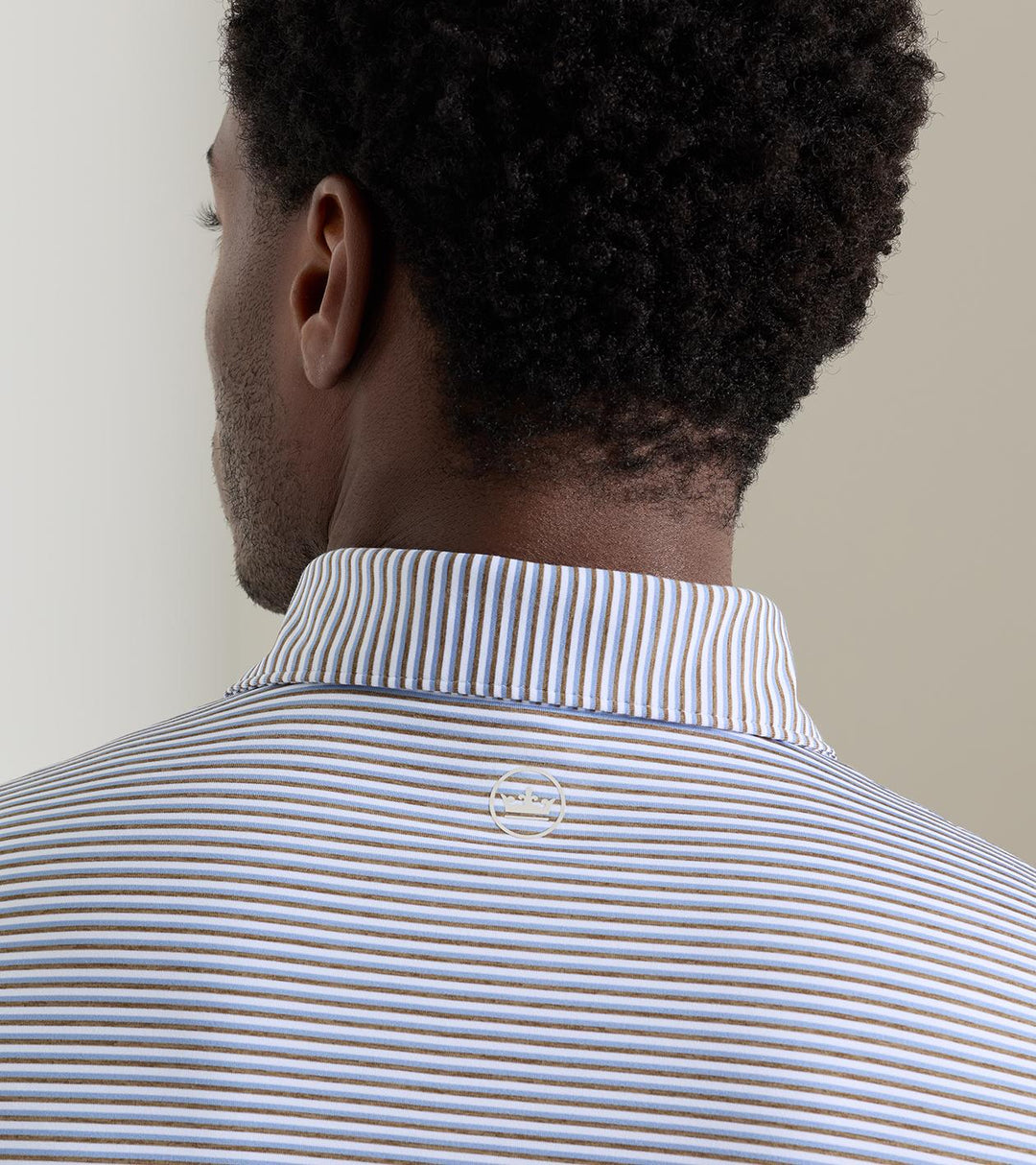 Rondo Performance Polo  (White/Light Mocha)
