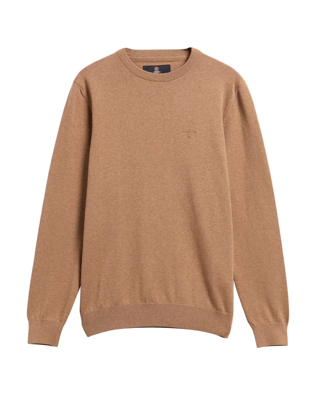 Pima Cotton Crew Neck Sweater (Sandstone)