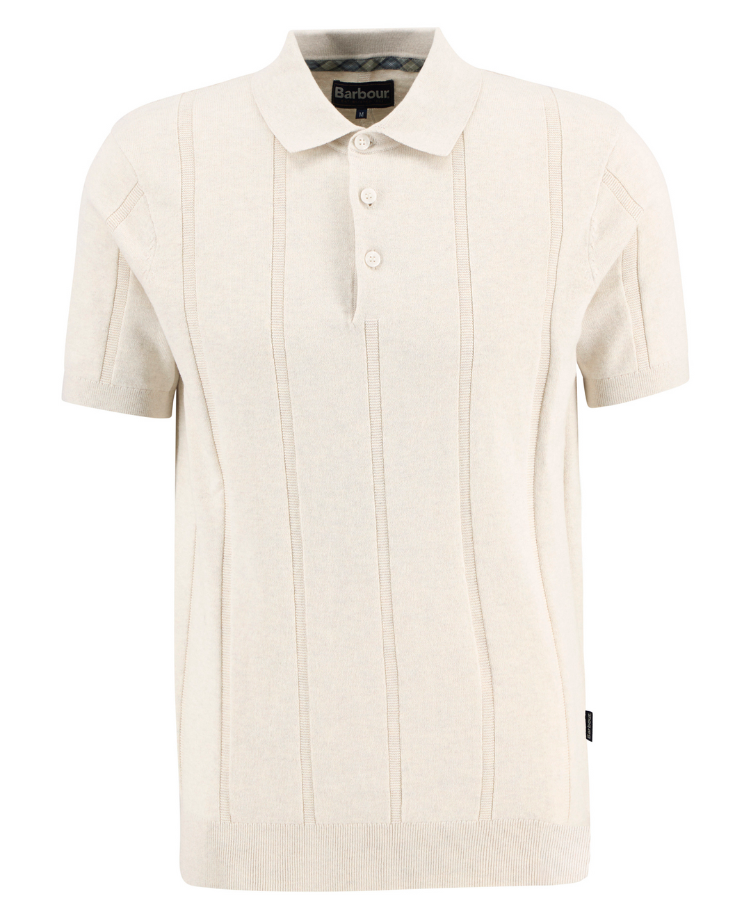 Wellburn Knitted Polo (Oatmeal)