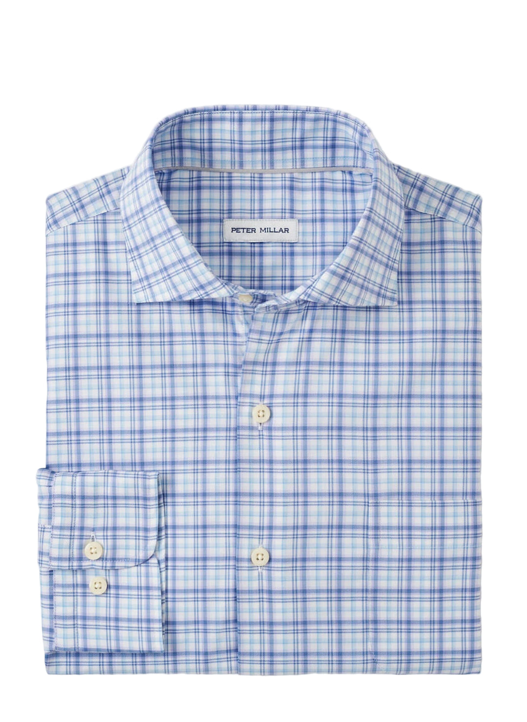 Garrow Crown Lite Cotton-Stretch Sport Shirt (Blue Freesia)