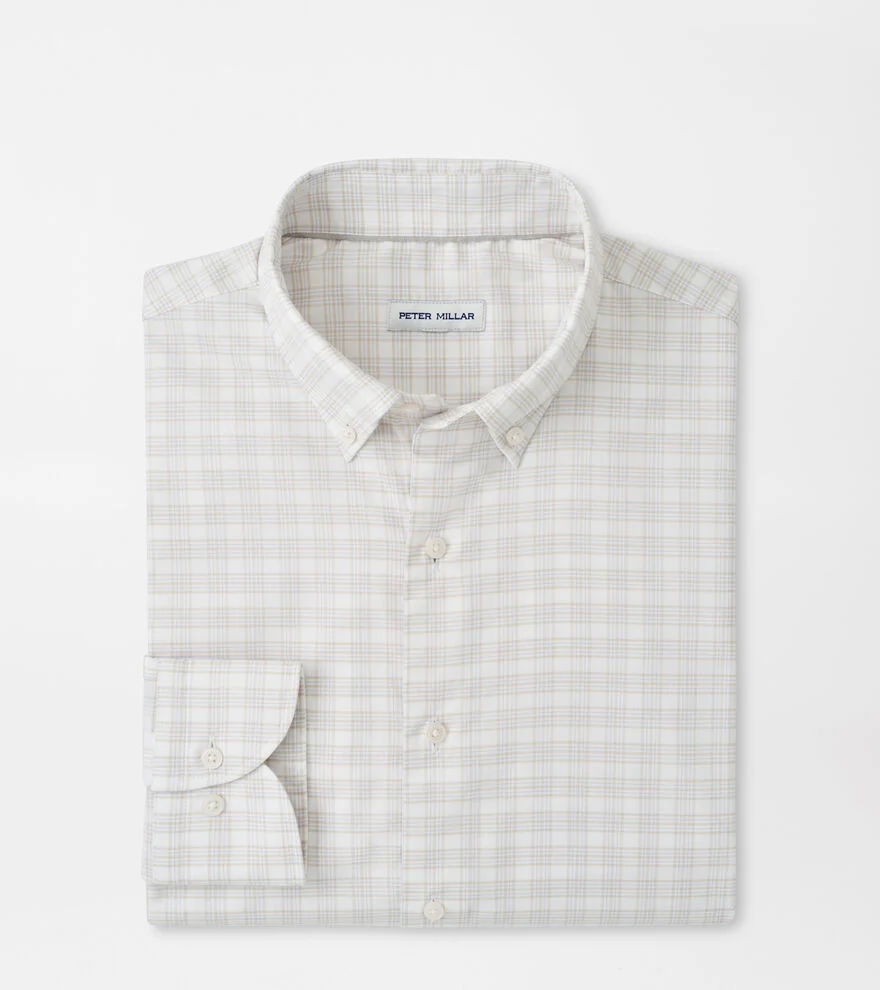 Douglas Crown Lite Cotton Stretch Sport Shirt (Truffle)
