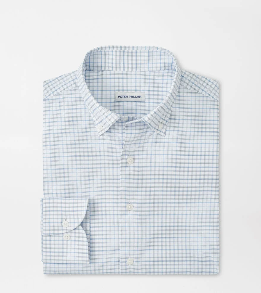 Rommel Perf Twill Sport Shirt (Cottage Blue)