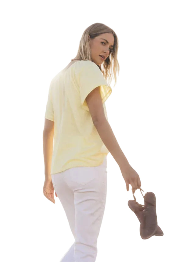Masie Top (Nat Yellow)