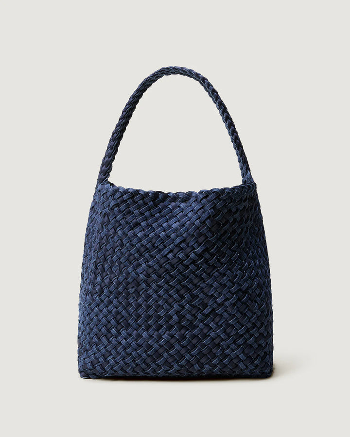 Nomad Medium Hobo Double Weave (Indigo)