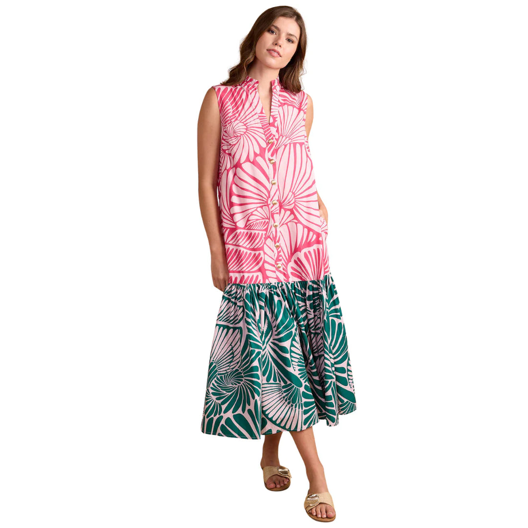 Ellie Dress (Flamingo Shell)