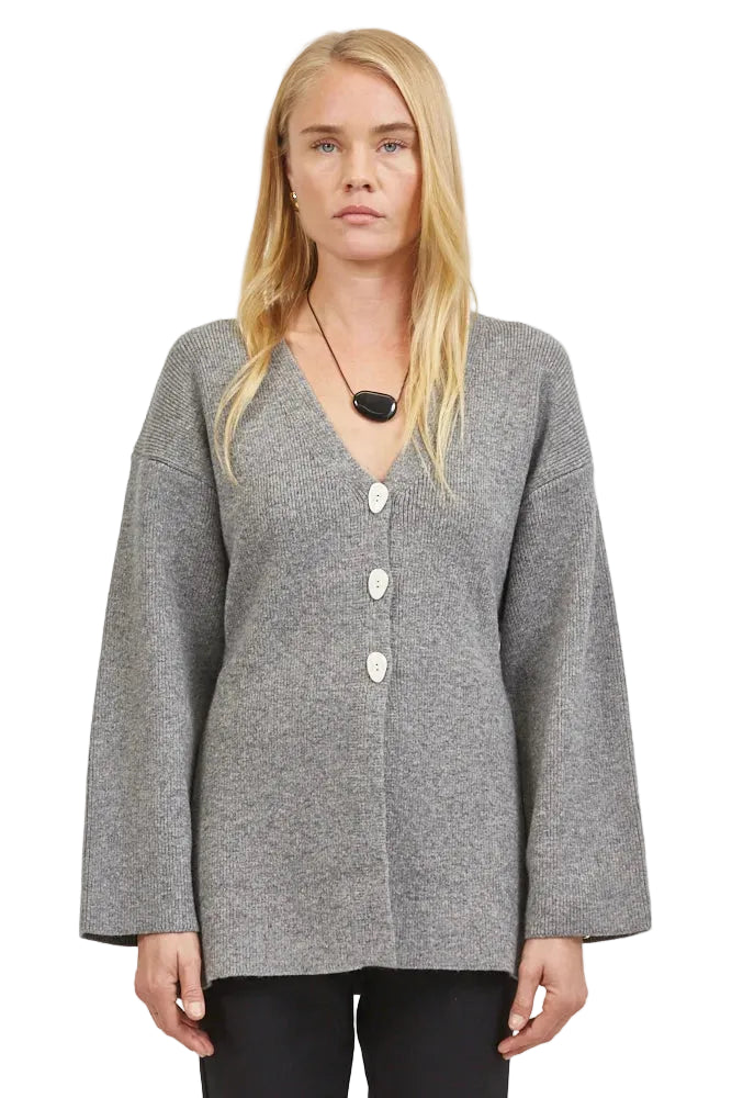 Olivie Cardigan (Heather Grey)