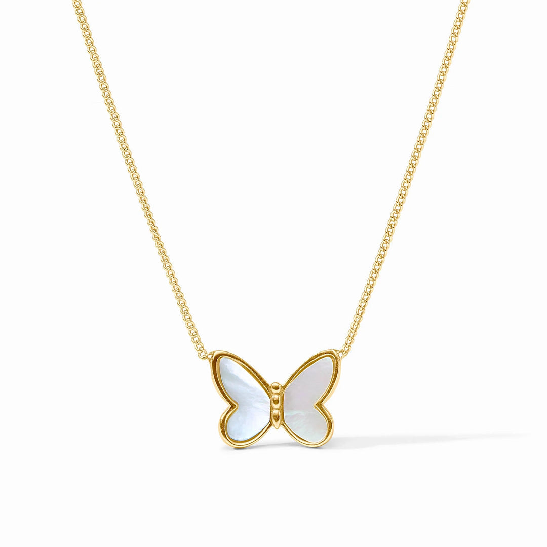 Papillon Delicate Necklace (Mother of Pearl)