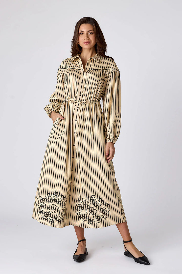 Lucille Dress (Petite Stripe)