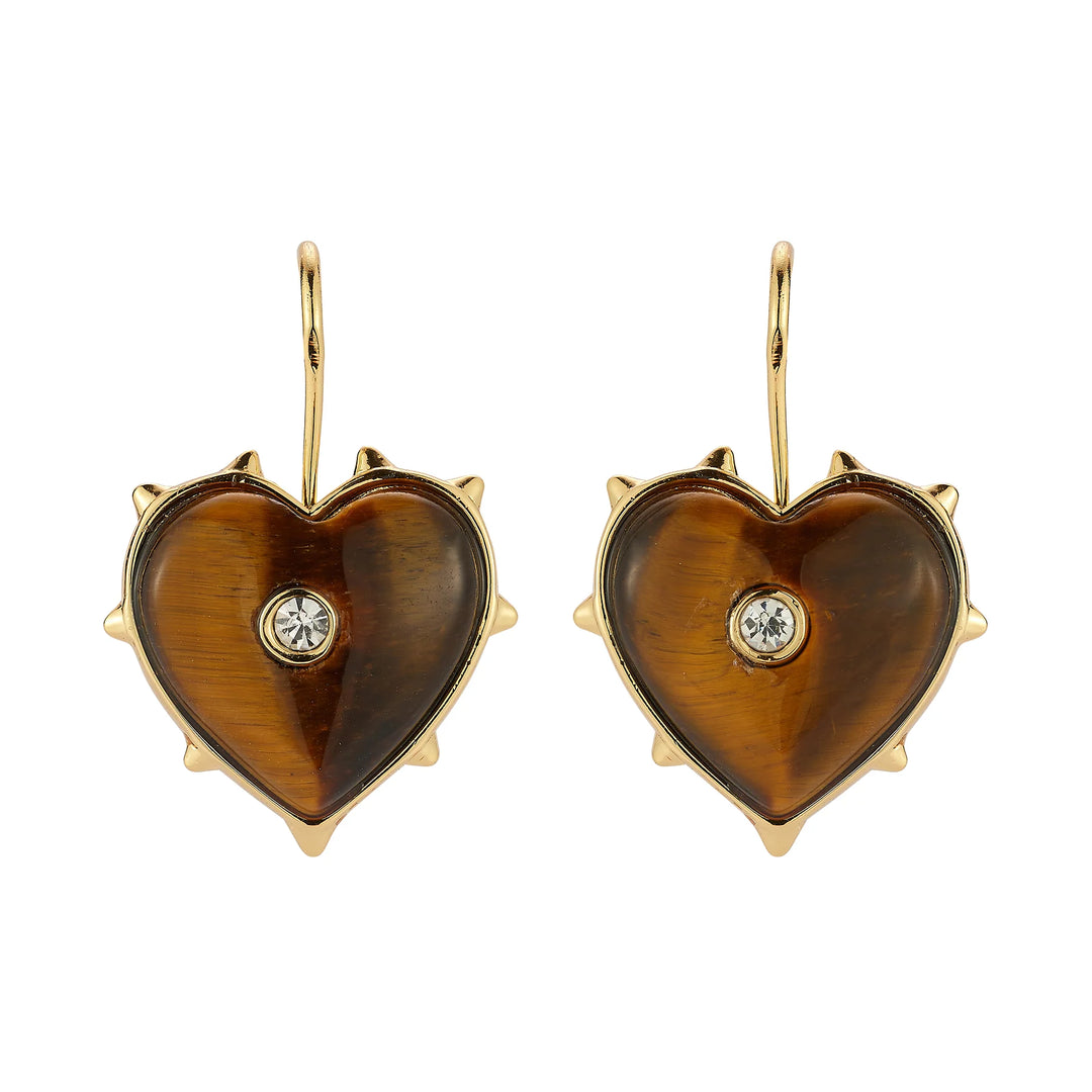 Porto Earrings (Brown)