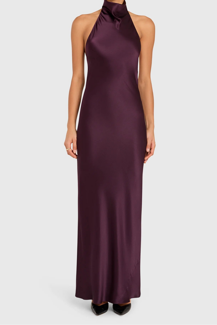 Santana Gown (Black Cherry)