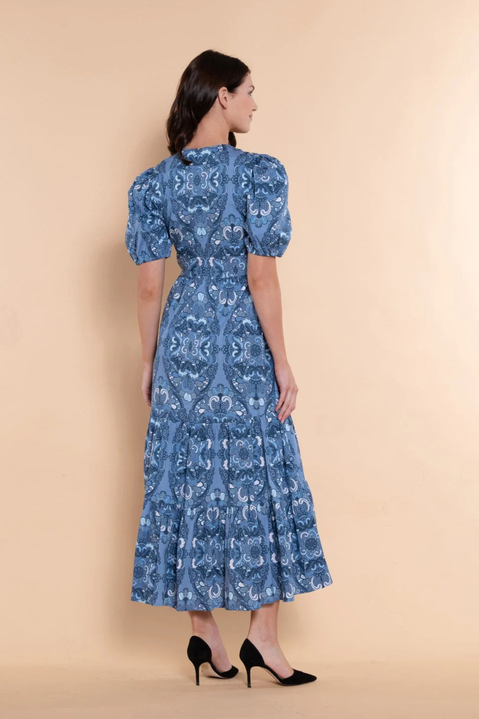 Margot Dress (Lapis Lace)