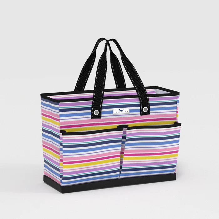 Ben Pocket Tote (Stripe a Pose)