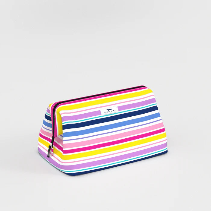 Big Mouth Makeup Bag (Stripe a Pose)