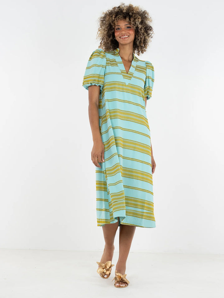 Hampton Dress (Fringe Stripe)