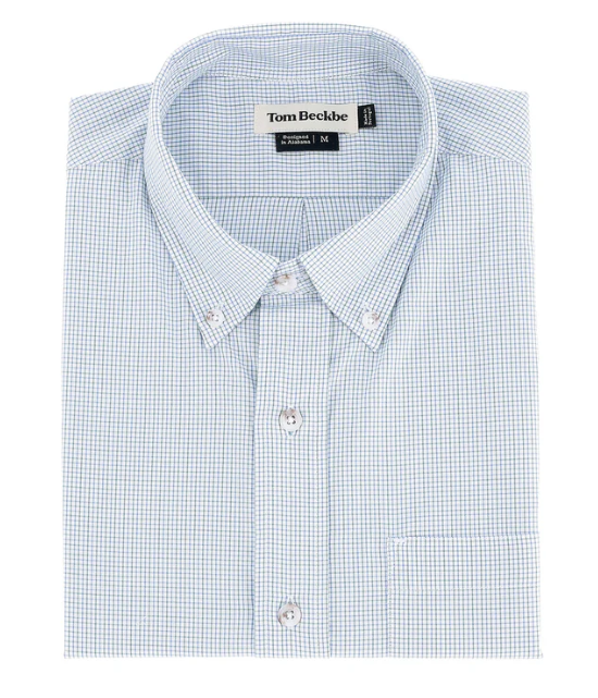 Ensley Pinpoint Oxford Shirt (Tidal Marsh)