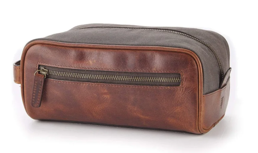 Canvas Dopp Kit (Bark/Bark)