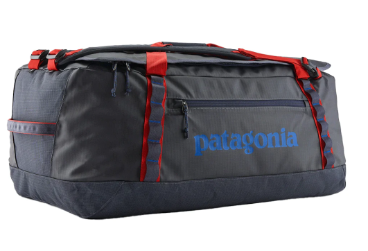 Black Hole Duffle 70L (Smolder Blue w/ Amanita Red)