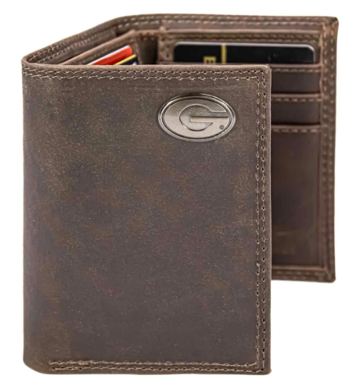 Light Brown Tri-Fold Wallet (UGA)